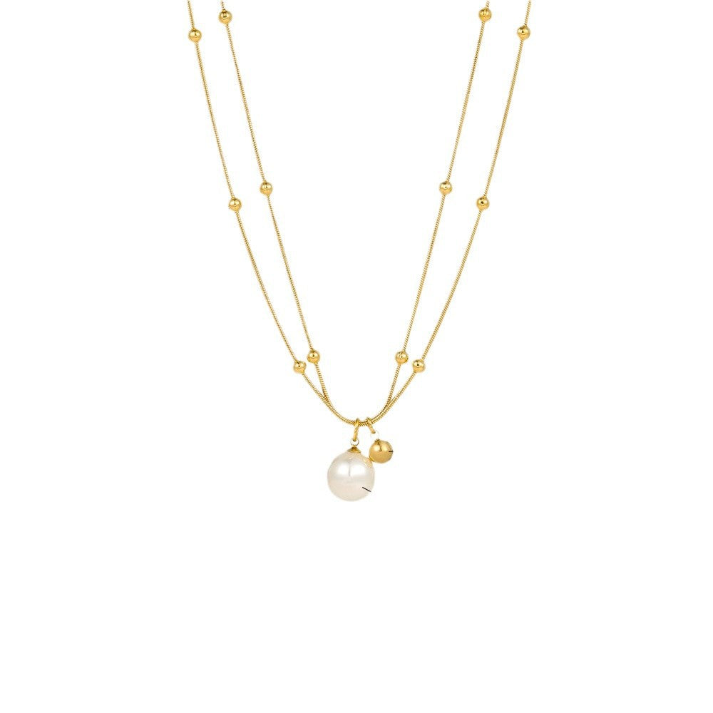 Pearl Serenity Layered Necklace