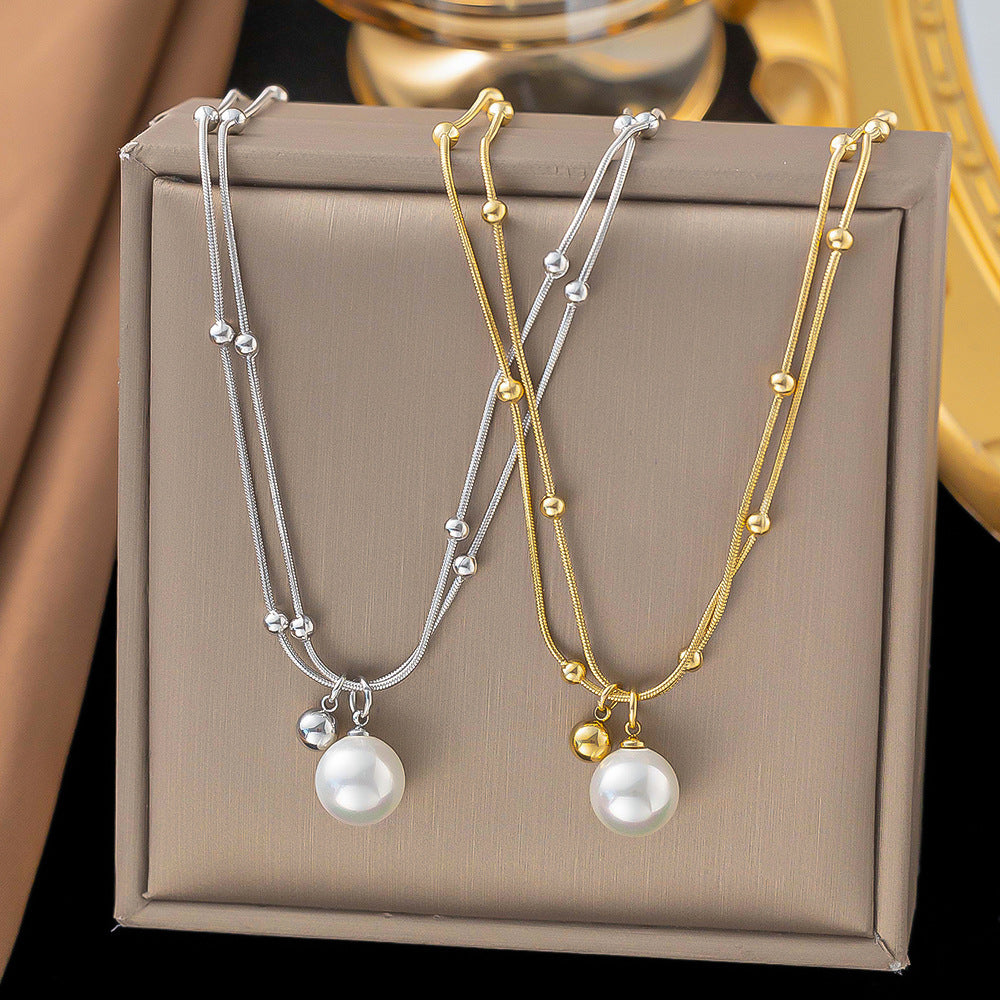 Pearl Serenity Layered Necklace