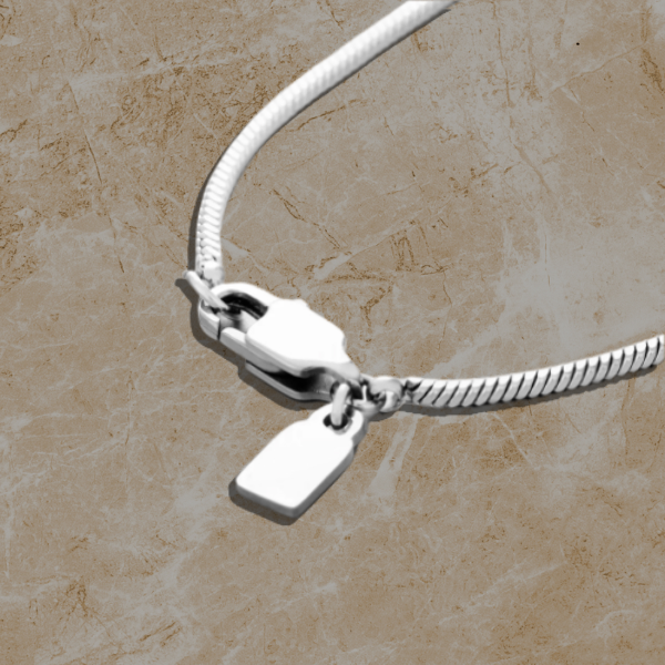 Serpent Line Necklace