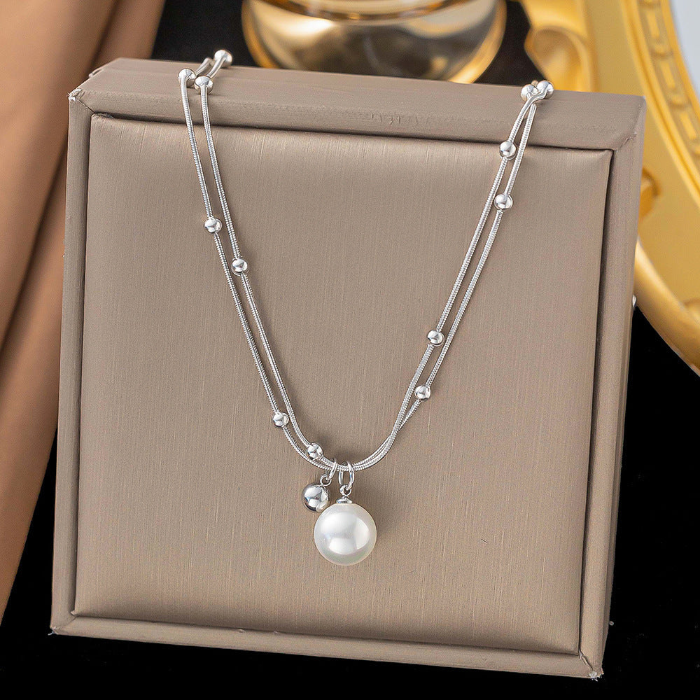 Pearl Serenity Layered Necklace