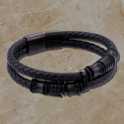 Obsidian Line Magnetic Bracelet