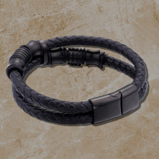 Obsidian Line Magnetic Bracelet