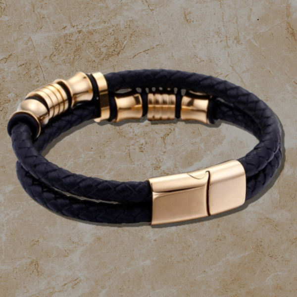 Obsidian Line Magnetic Bracelet