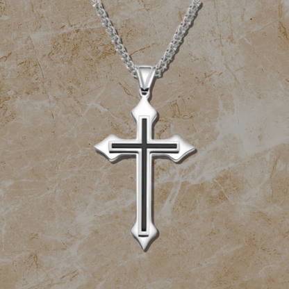 Noble Creed Cross Necklace