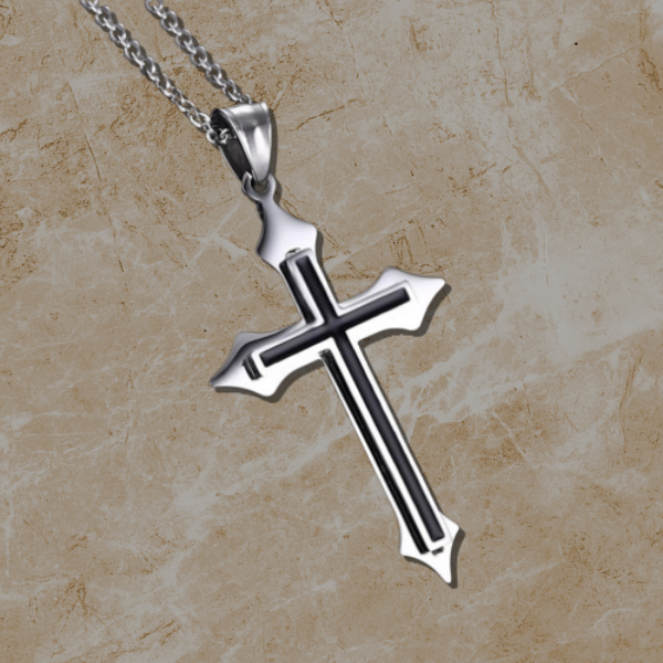 Noble Creed Cross Necklace