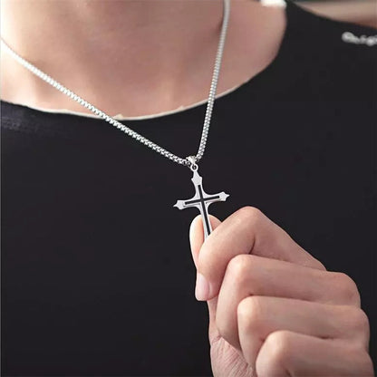 Noble Creed Cross Necklace