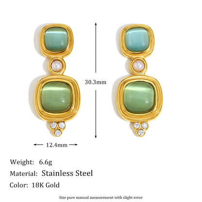 Fashion Earrings Stainless Steel Plated 18K
