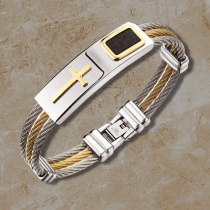 Sanctum Heritage Cross Bracelet