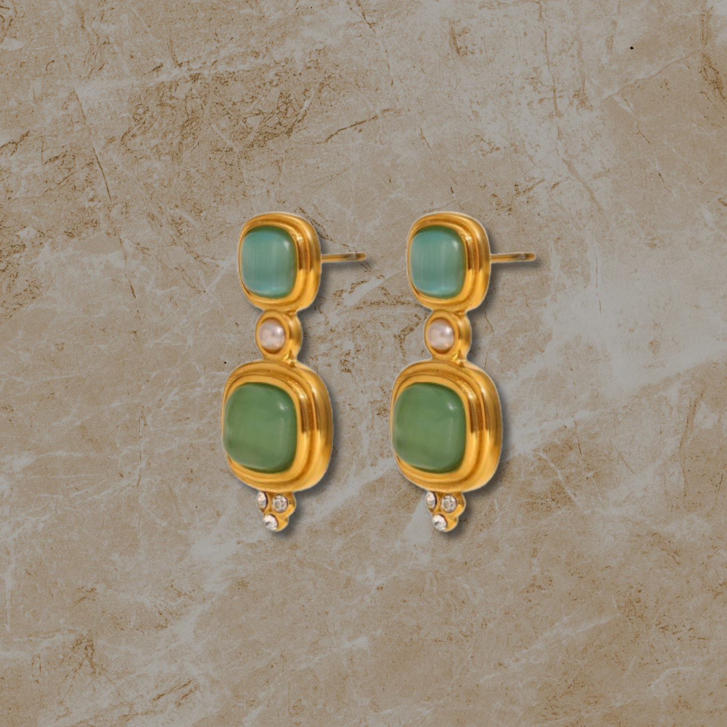 Fashion Earrings Stainless Steel Plated 18K